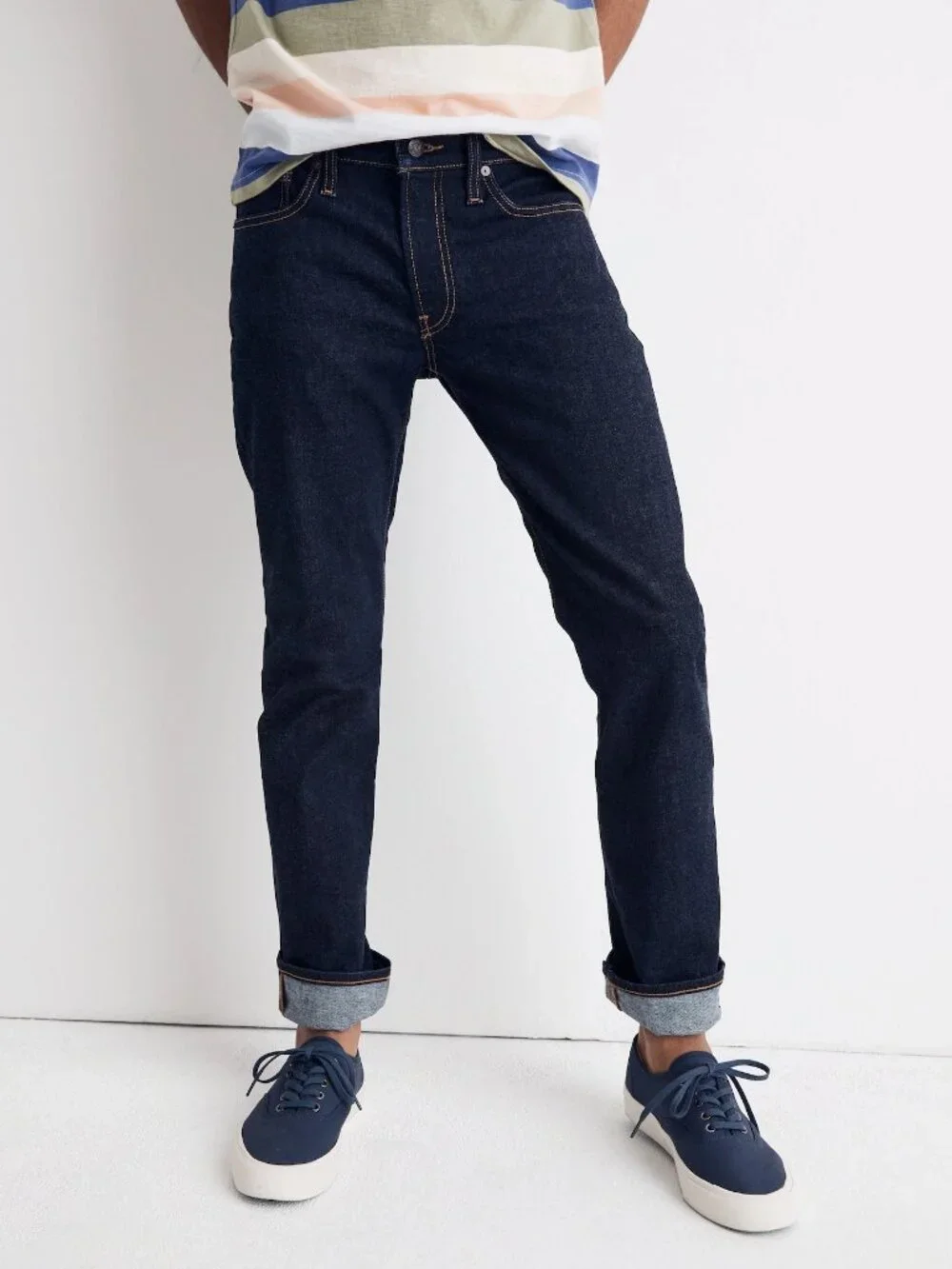 NWT Madewell Straight Jeans in Rinse Wash 28 x 32